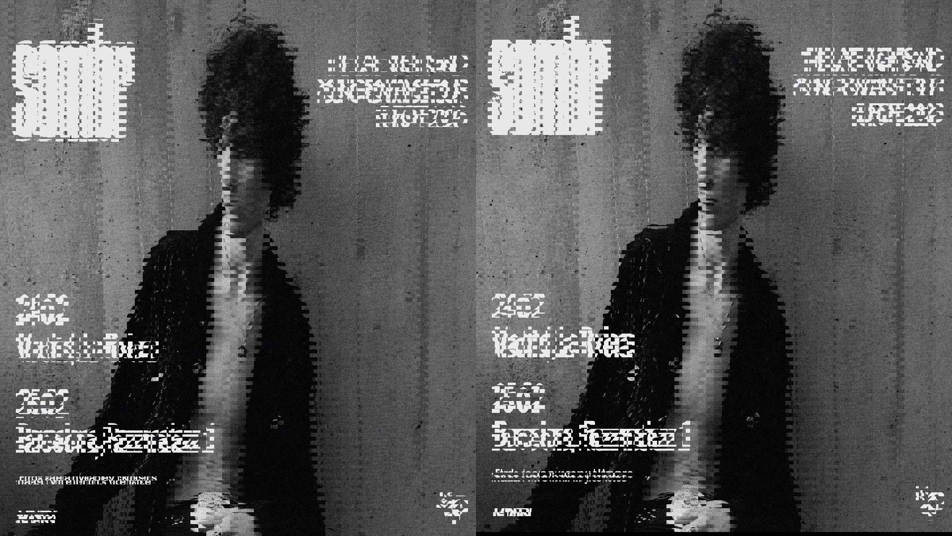 sombr conciertos en españa madrid y barcelona 2026